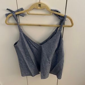 Adorable Zara denim crop top